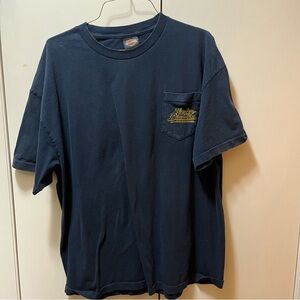 Harley-Davidson Blue ‘Mother Road Kingman AZ, Short Sleeve Tee with Pocket